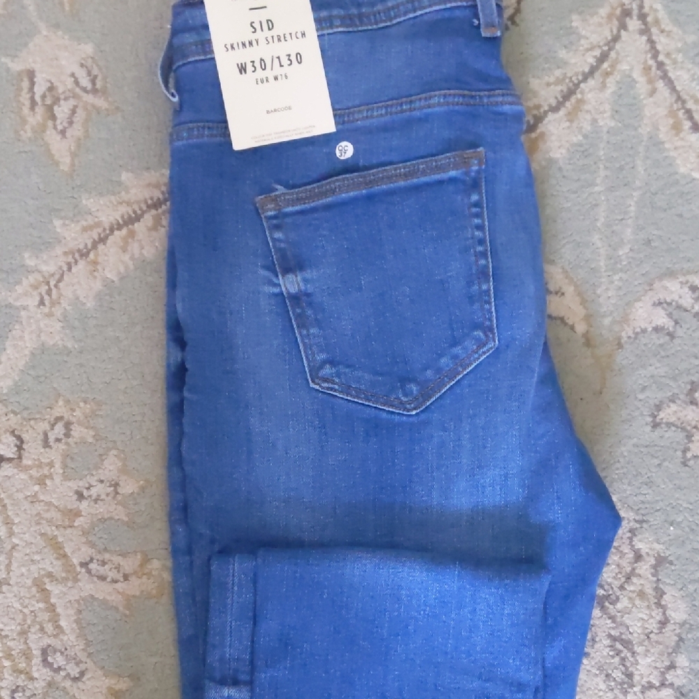 Blue Skinny Stretch Jeans